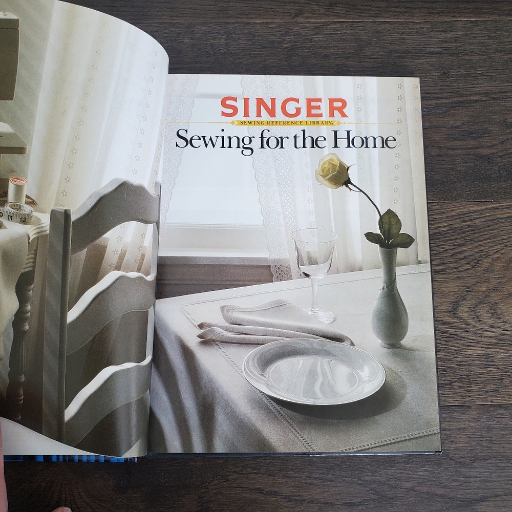 2 BOOKS * VTG SINGER Sewing Books Bundle QUILTING & HOME SEWING Topics Hardcover